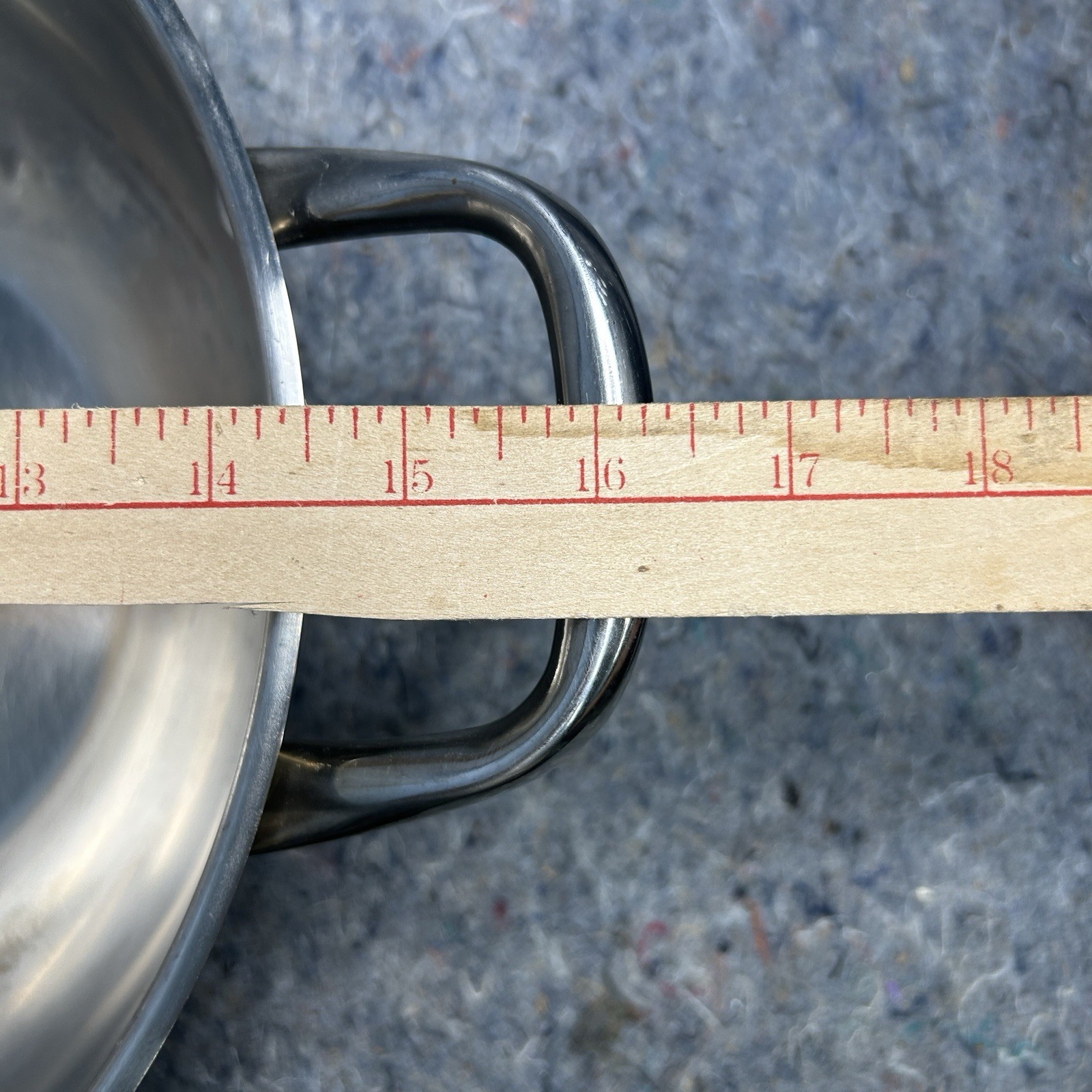 Wolfgang Puck Cafe Collection 12” Chef’s Pot Stainless Steel Pan No Lid