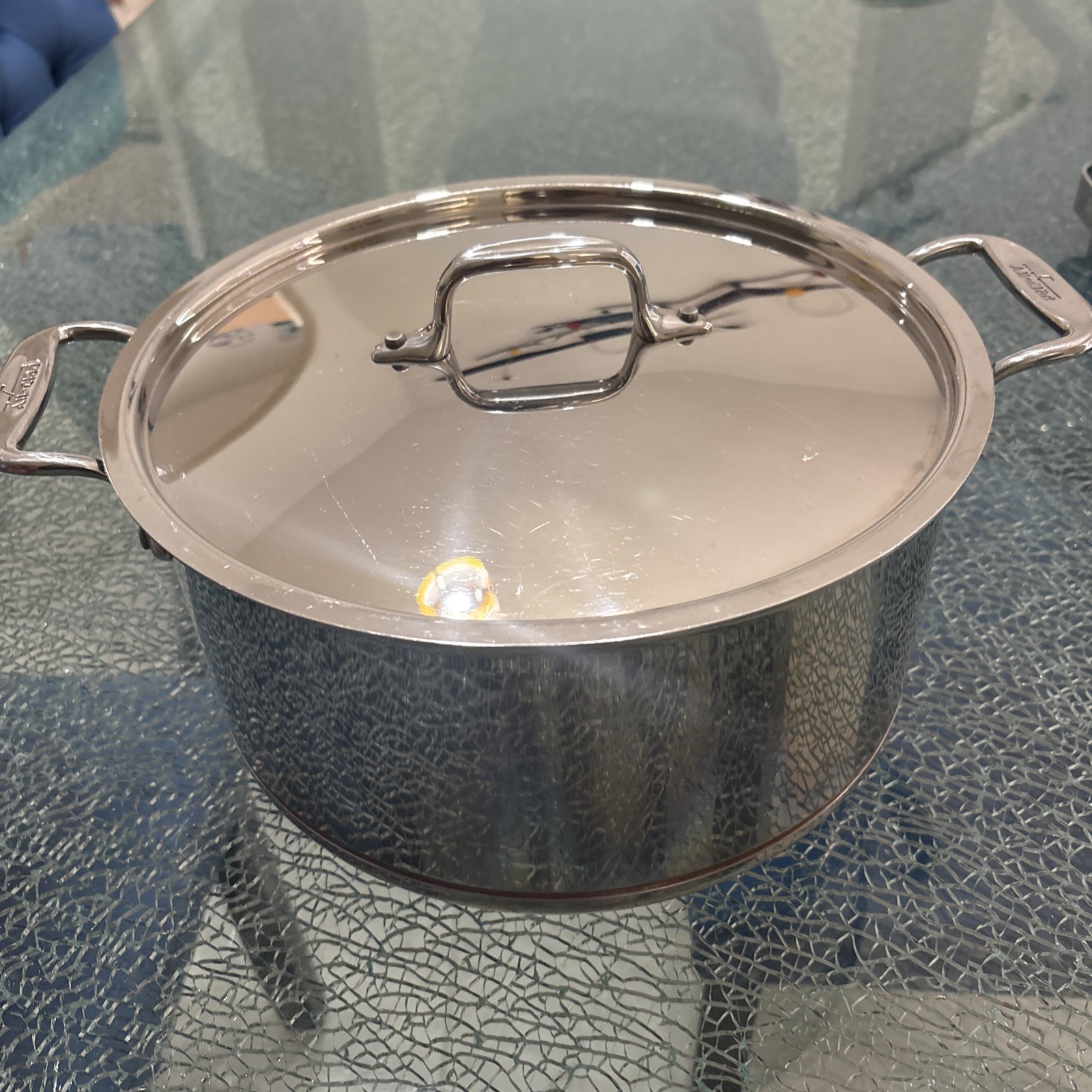 All-Clad Copper Core Stainless Steel Stock Pot 8-Qt 8 Quart With Lid