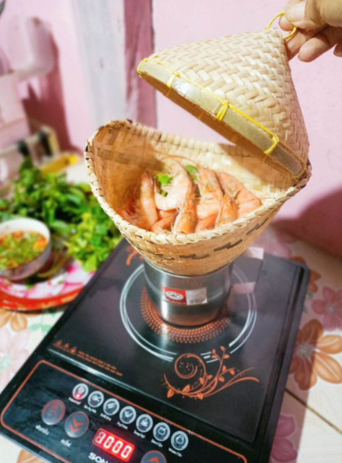 Sticky Rice Steamer Bamboo Baskets Cookware Kitchen Tool