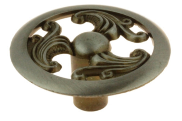 (12 Pack) 1-1/2″ Mediterranean Knob Swedish Iron