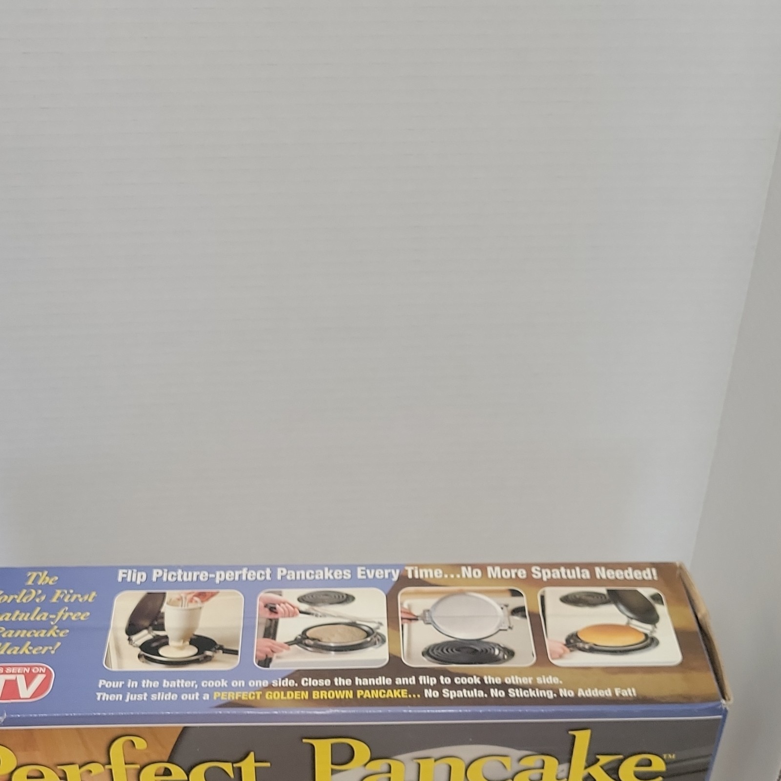 Perfect Pancake Non-Stick Easy Clean Pan Set w Dispenser
