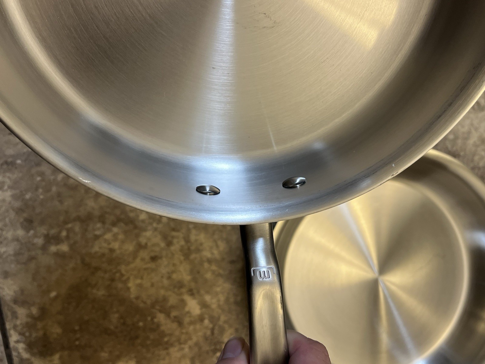 Made In Cookware Stainless 3.5 QT Saute Pan Pot & 12in Frying Pan Made-In Italy