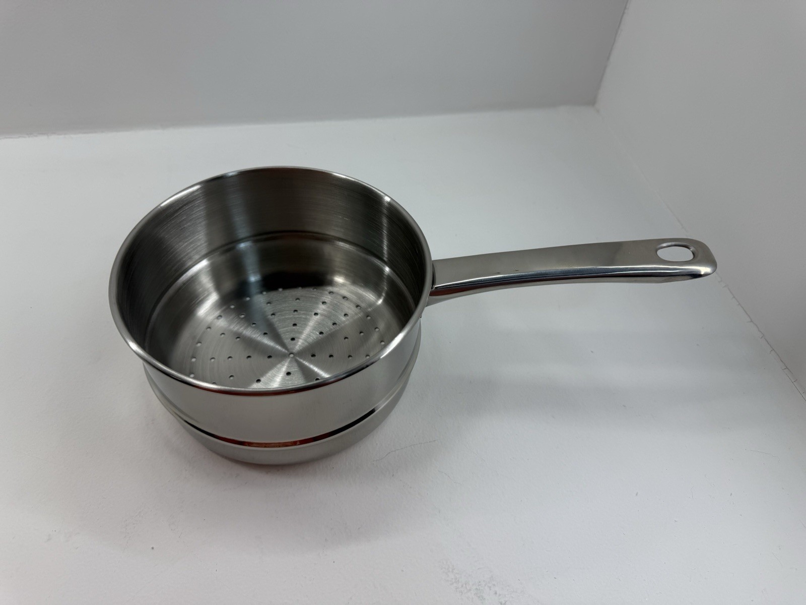 “Stainless Steel 2 Qt Steamer & Double Boiler Insert – 17cm (6.7 in) OD