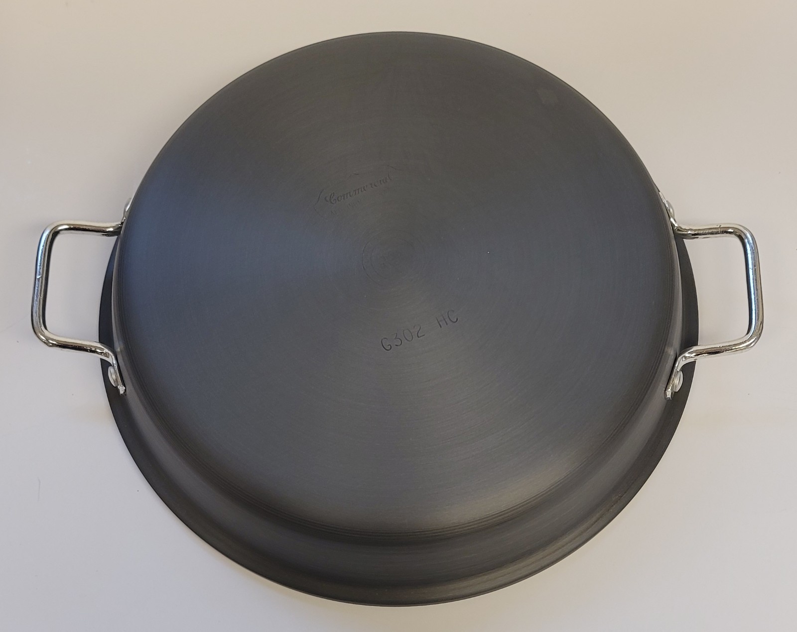 NEW Calphalon Commercial 5 Qt Dutch Oven Pot Aluminum w Dome Lid Deep Casserole