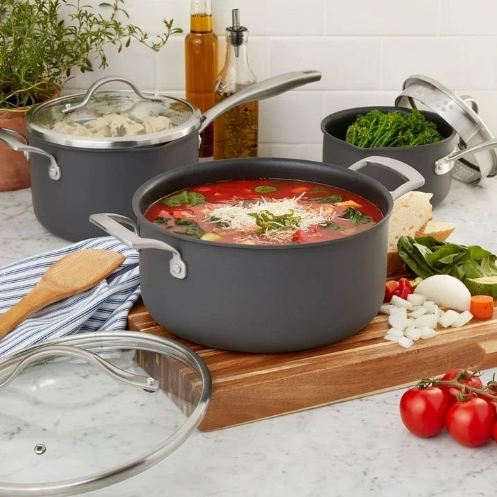 Member’s Mark 15-Piece Hard Anodized Nonstick Aluminum Cookware Set