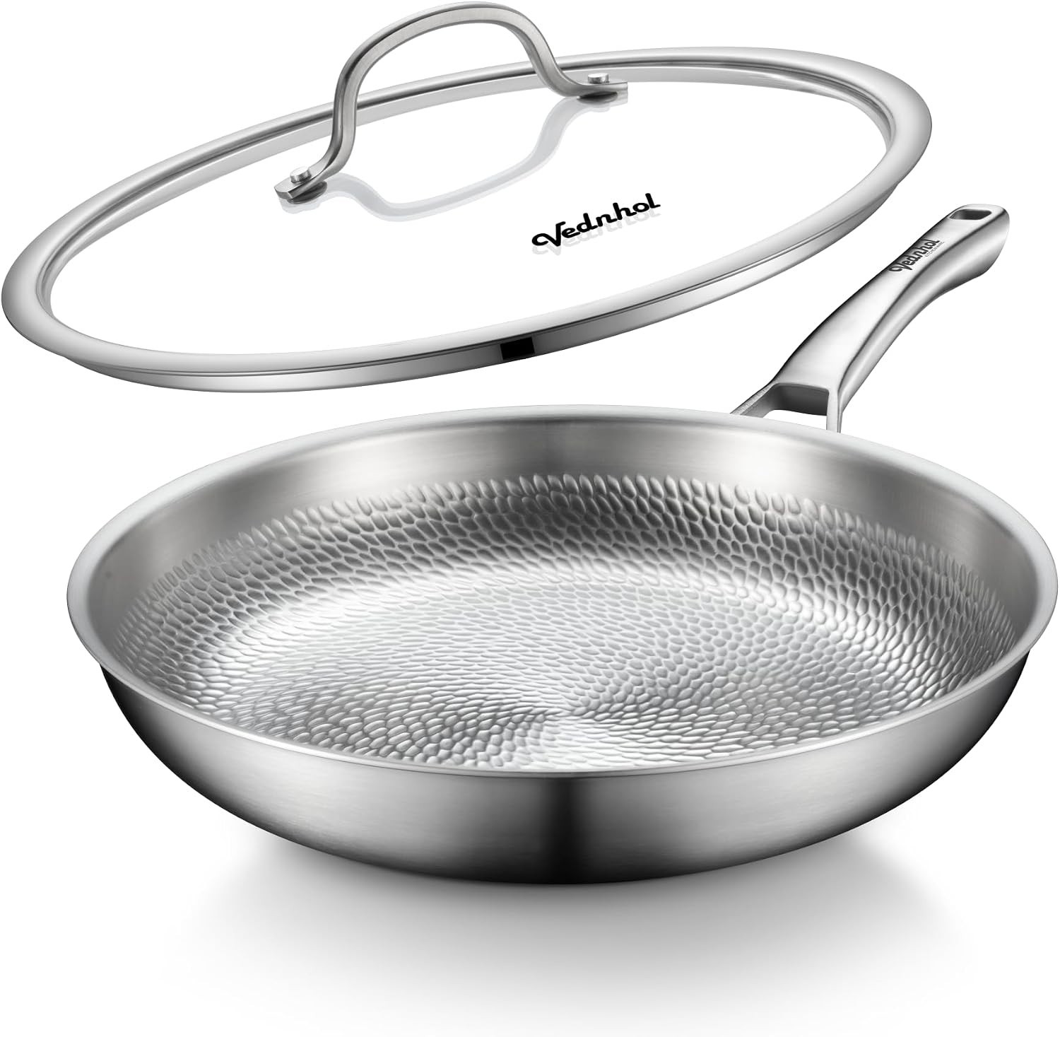 Durable 12 Inch Titanium Frying Pan for Searing, Grilling, and Sautéing