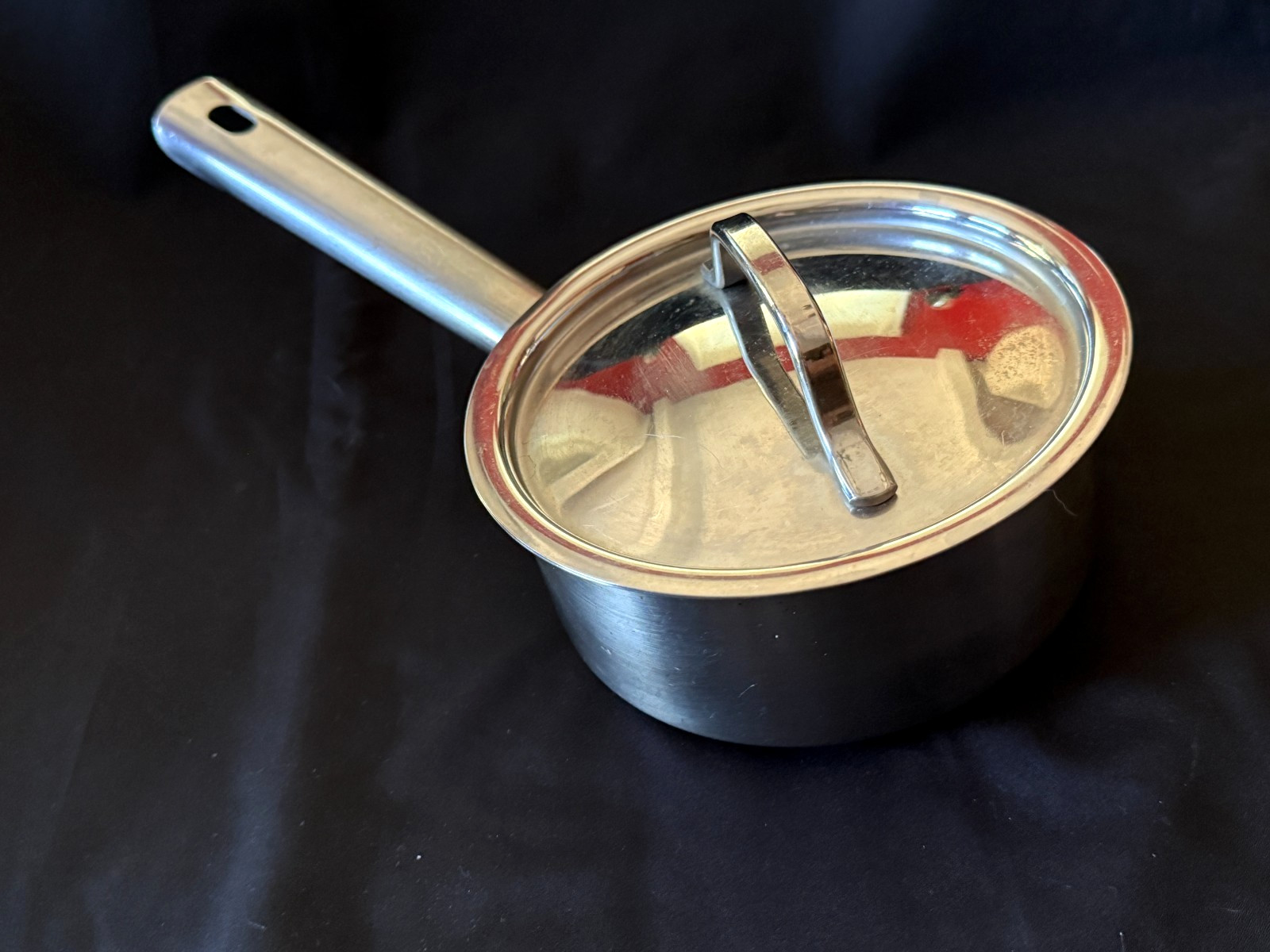 Tools of the Trade Royalty 18/10 Stainless Steel 3.5 Cup 6 in Sauce Pan with Lid