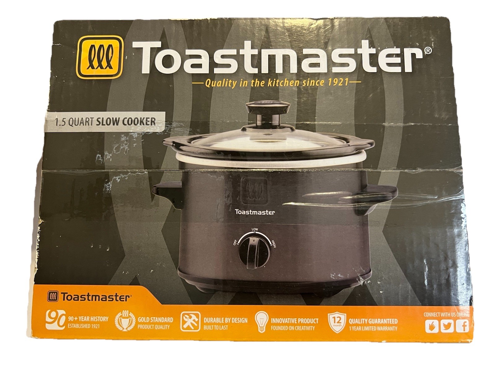Toastmaster 1.5 Quart Slow Cooker New In Box — Still Sealed