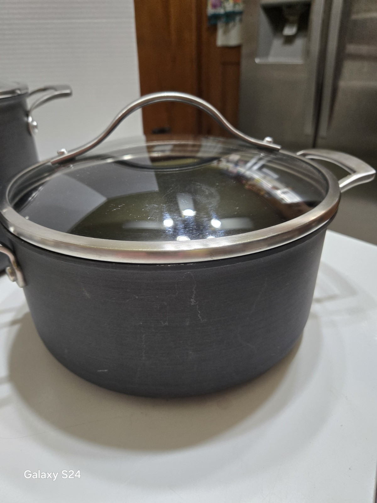 MEMBERS MARK PROFESSIONAL QUALITY 6 PIECES Hard Anodized Nonstick Cookware Set