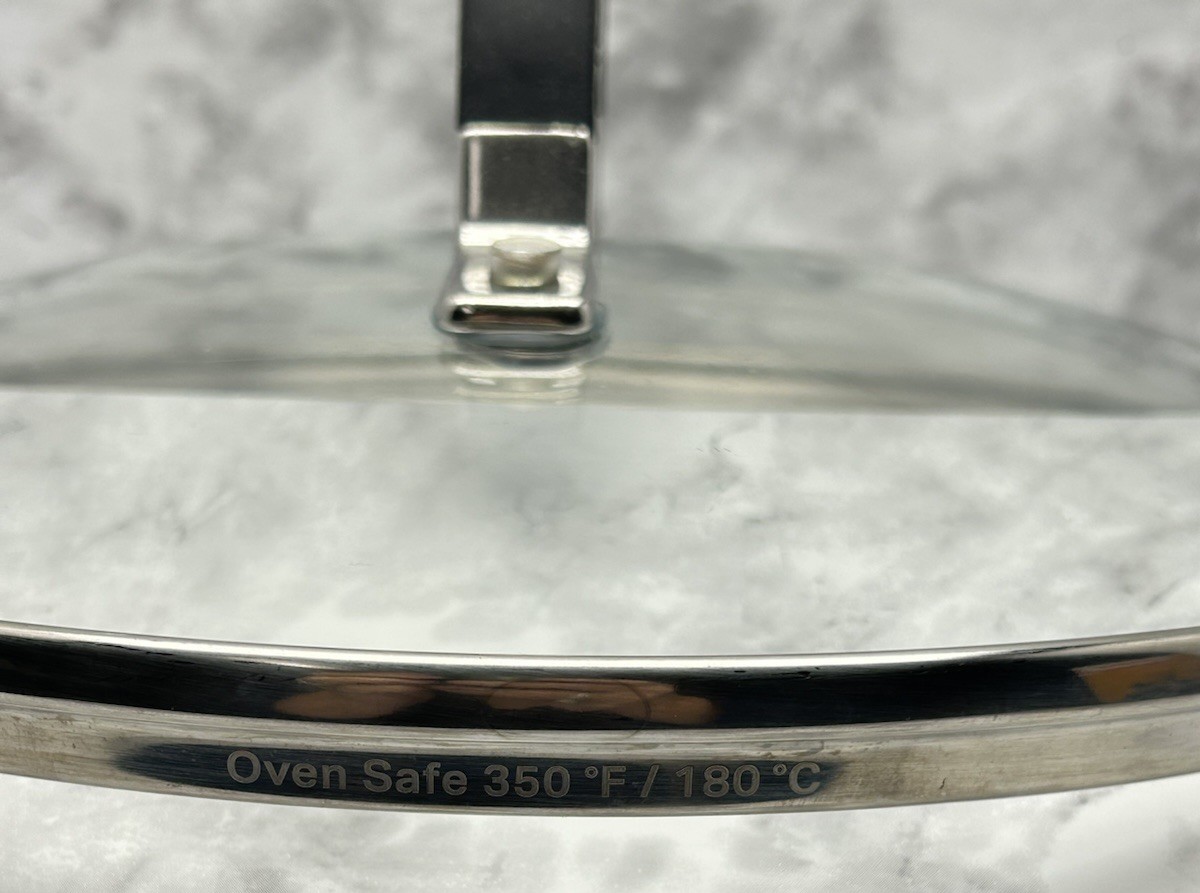 KitchenAid Replacement Oven Safe Glass Lid for Pot W/ Silicone Coated Handle