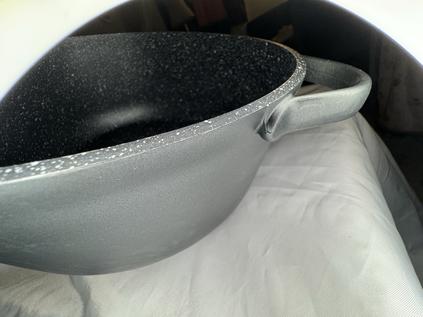 D&W Deane & White 11″ NonstickLow Casserole Pan wLid Wood Effect Handle 4.2qt