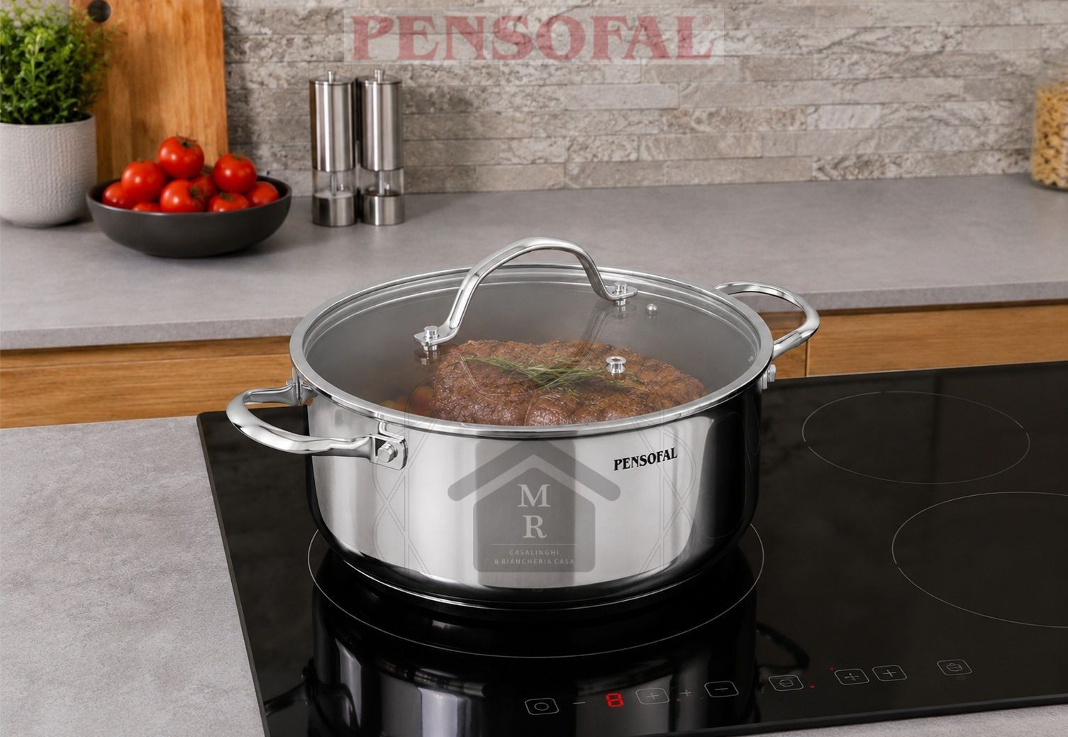 Pensofal New Era Ceramic Non-stick Stainless Steel Lid Pan