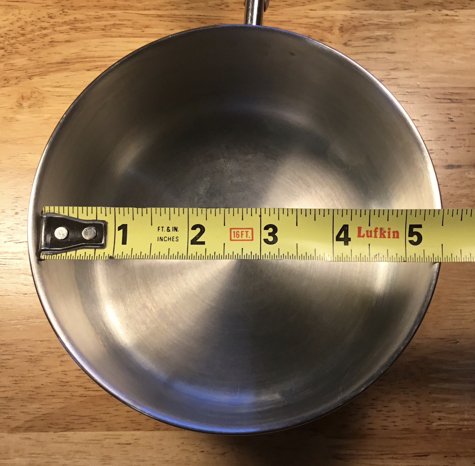 Beautiful Revere Ware 1 Qt Saucepan ~Stainless Steel ~Copper Bottom ~Indonesia