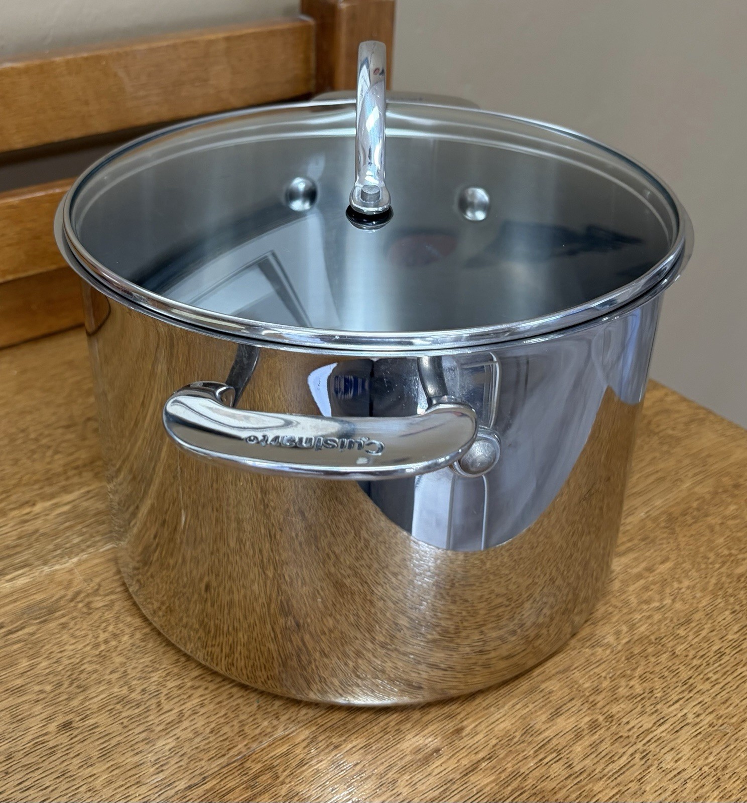 Cuisinart Model #866-24 Stockpot With Cover 8qt/7.6L 18/10 Stainless Steel