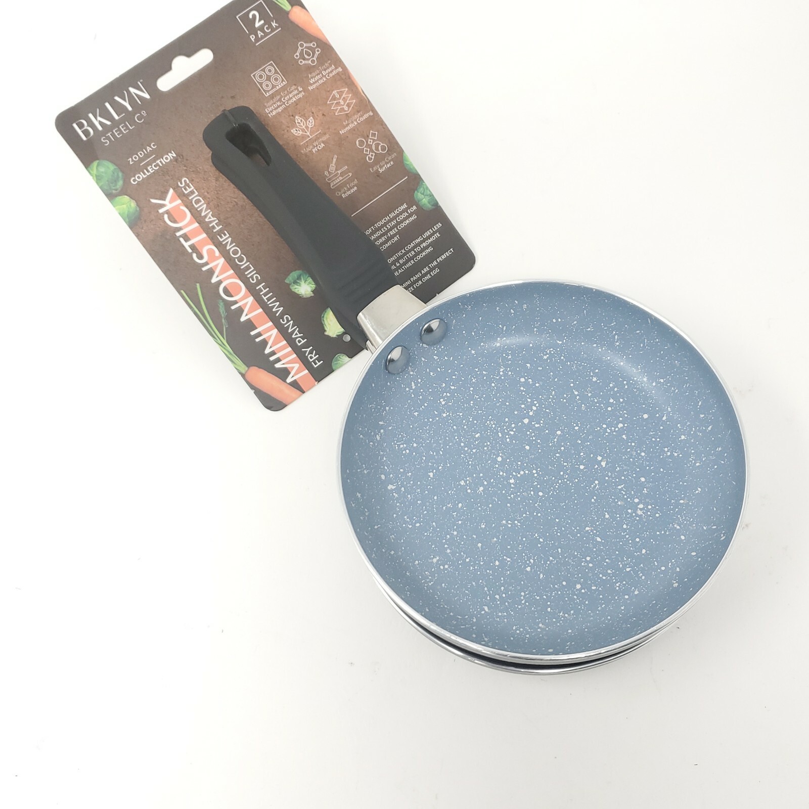 Brooklyn Steel Co. Zodiac Nonstick Mini Fry Pans, Cookware Set of 2