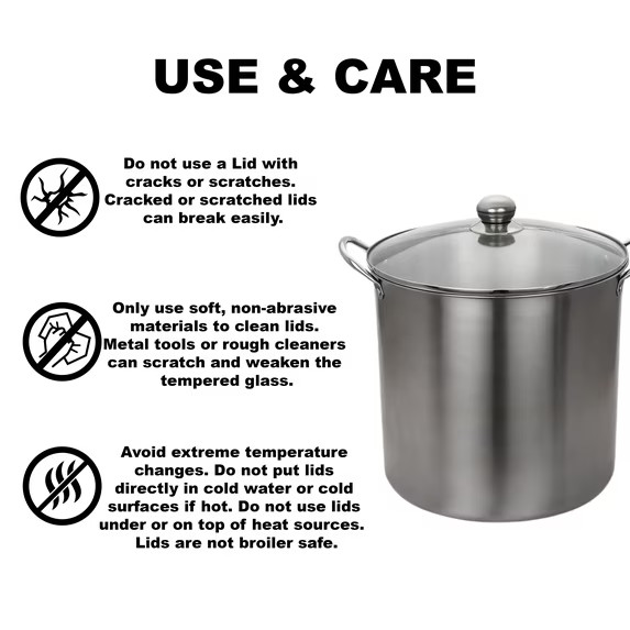 Mainstays 21.5 Quart Stainless Steel Canning Pot with Rack, Water Bath Canner