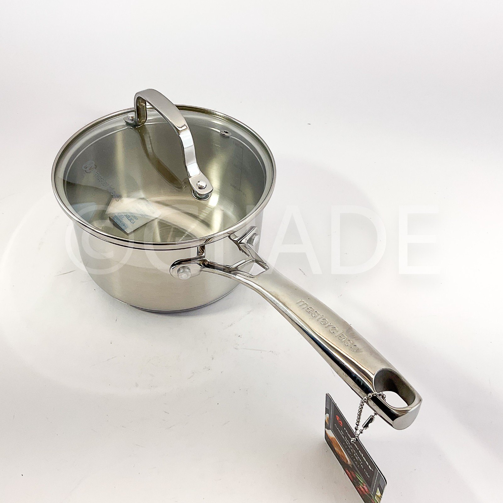 Masterclass Cookware Stainless Steel 1.7-qt 6″ Saucepan Cookware New