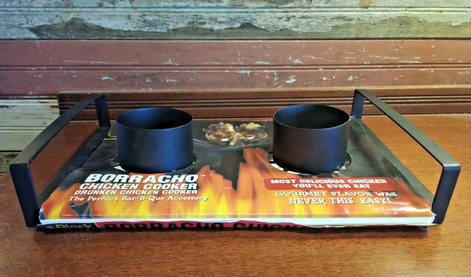 Black Gold Borracho Chicken Cooker ~ NEW