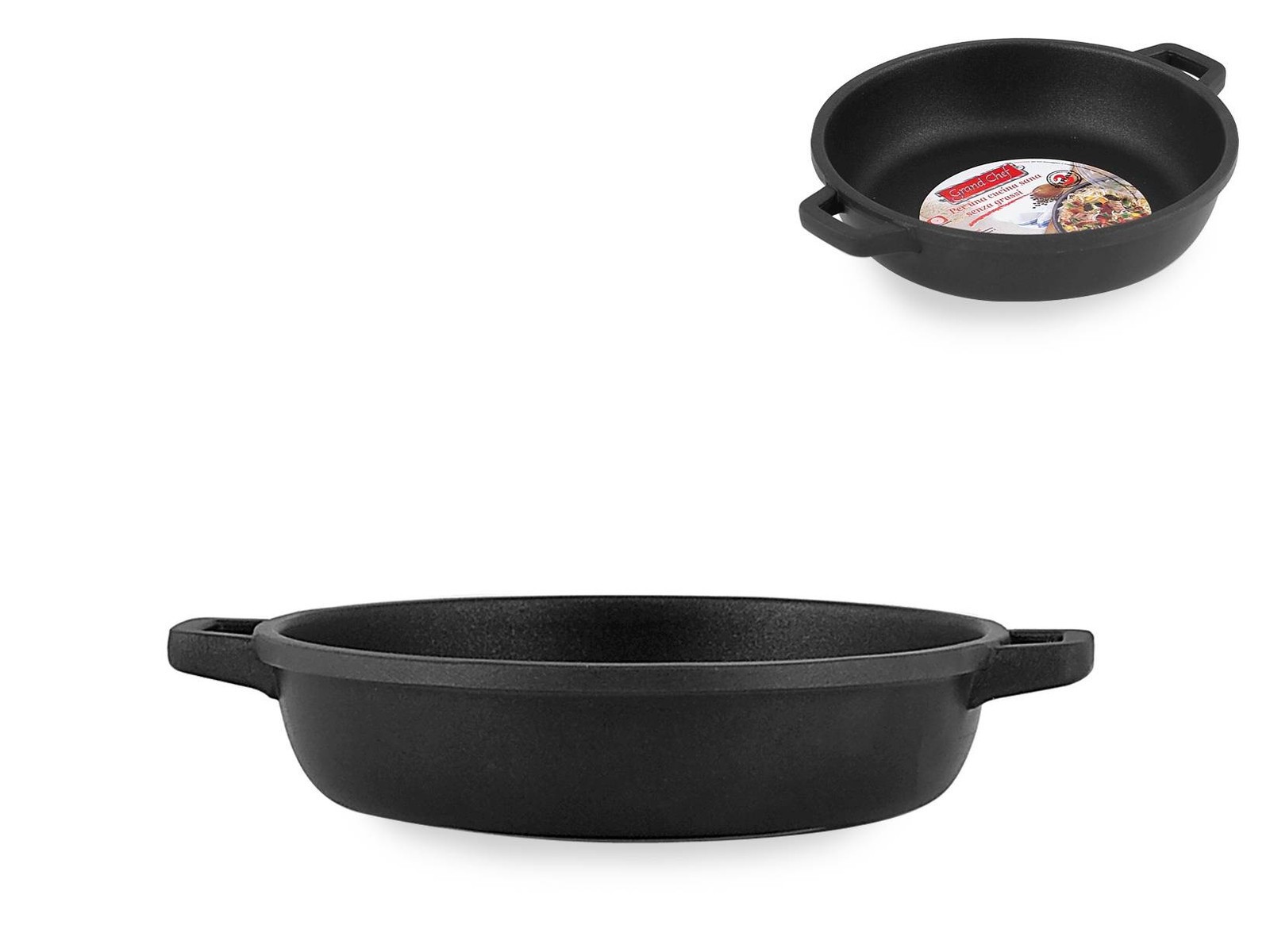 Pan Fusion Non-Stick Extra Chef 2 Handles Diameter Cm24 Brand H&h