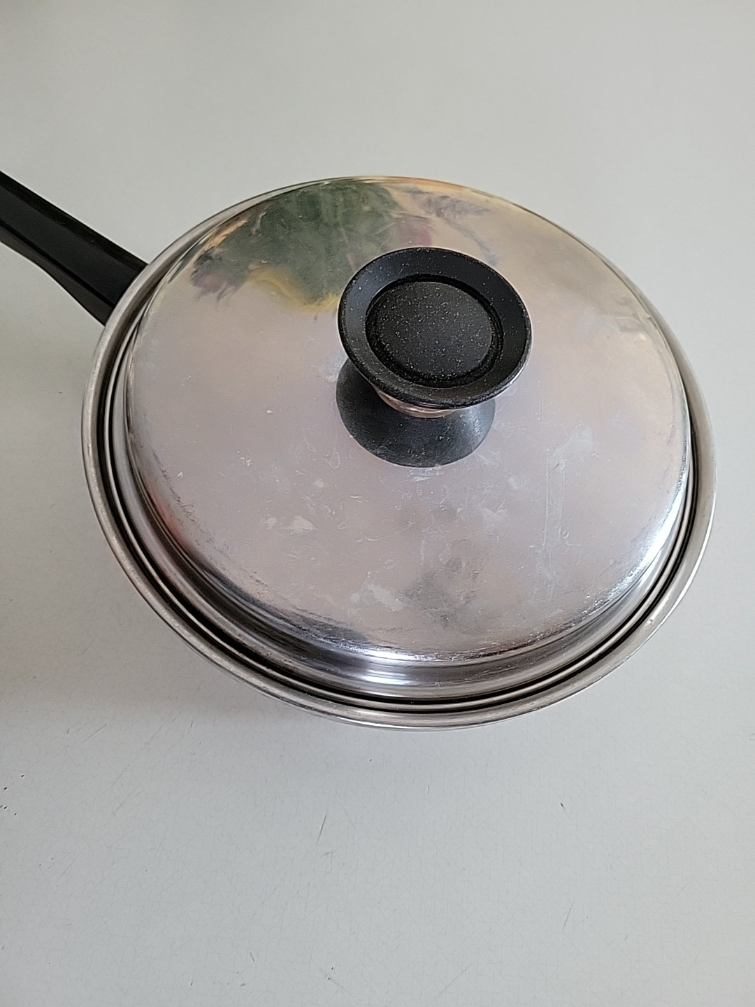 Emdeko Skillet Saucepan/Lid 8.5″ 3 PLY 18 8 Stainless Cookware USA