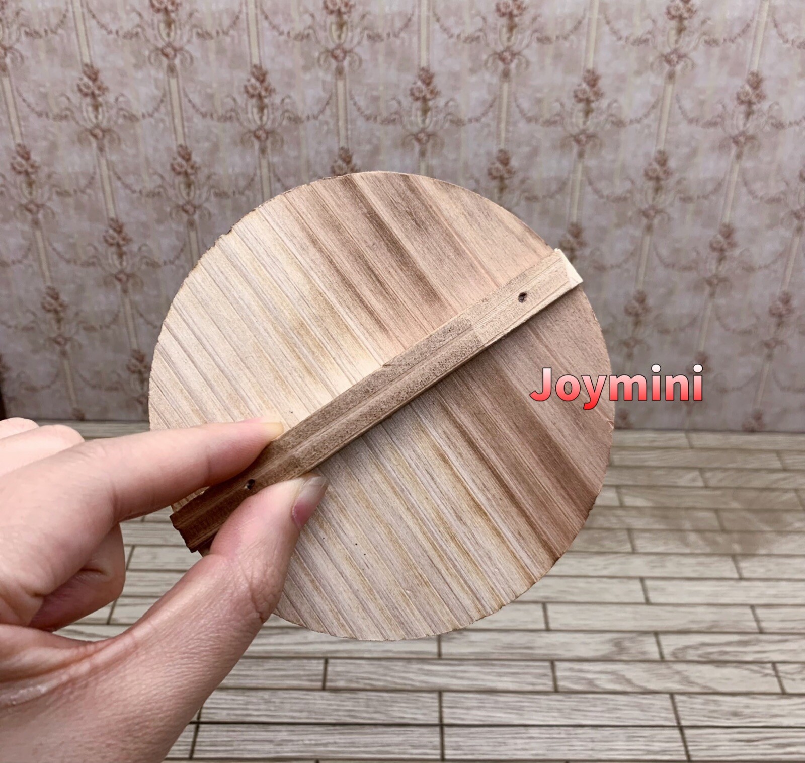 Real Mini Cooking Uncoated Cast Iron Frying Wok Ceramic Dollhouse Miniature Toy