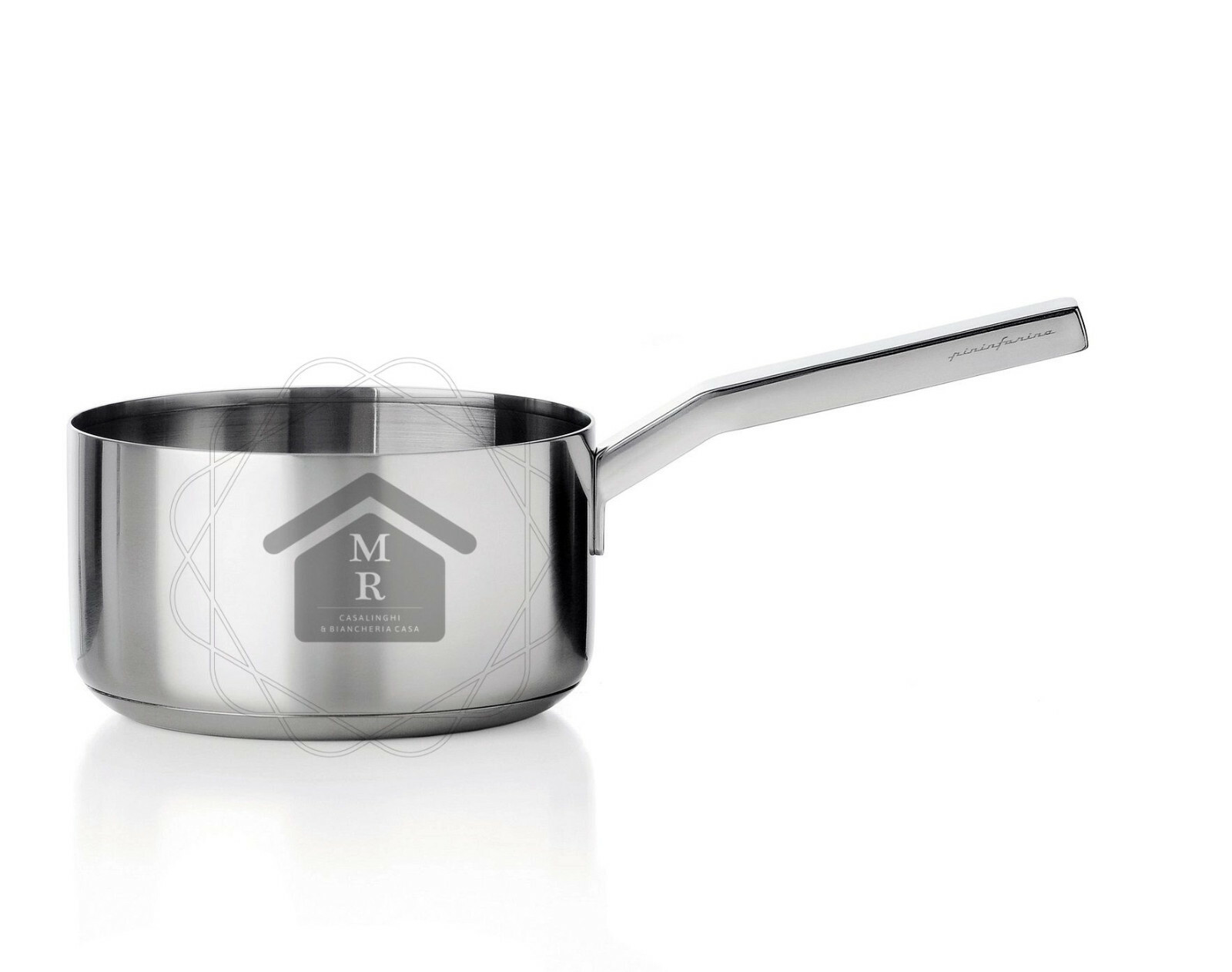 1 Handle Casserole with Lid Stainless Steel Style by Pininfarina Mepra