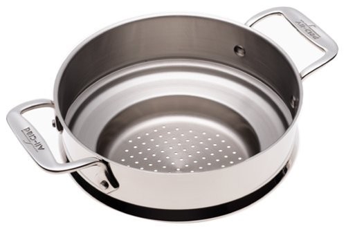All-Clad Specialty Stainless Steel Universal Steamer for Cooking 3 Quart Food