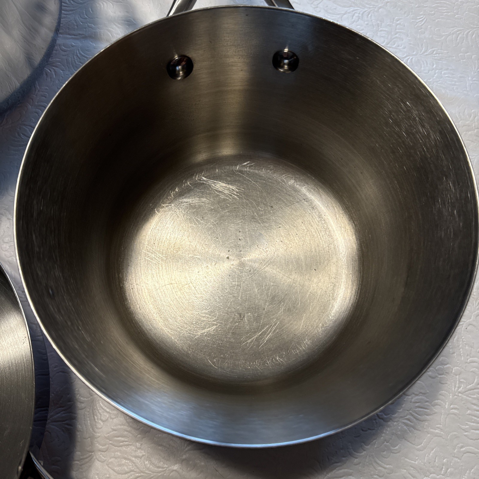 Anolon Nouvelle Copper Stainless Steel 3-Ply Copper Core Base Cookware 6 Pieces
