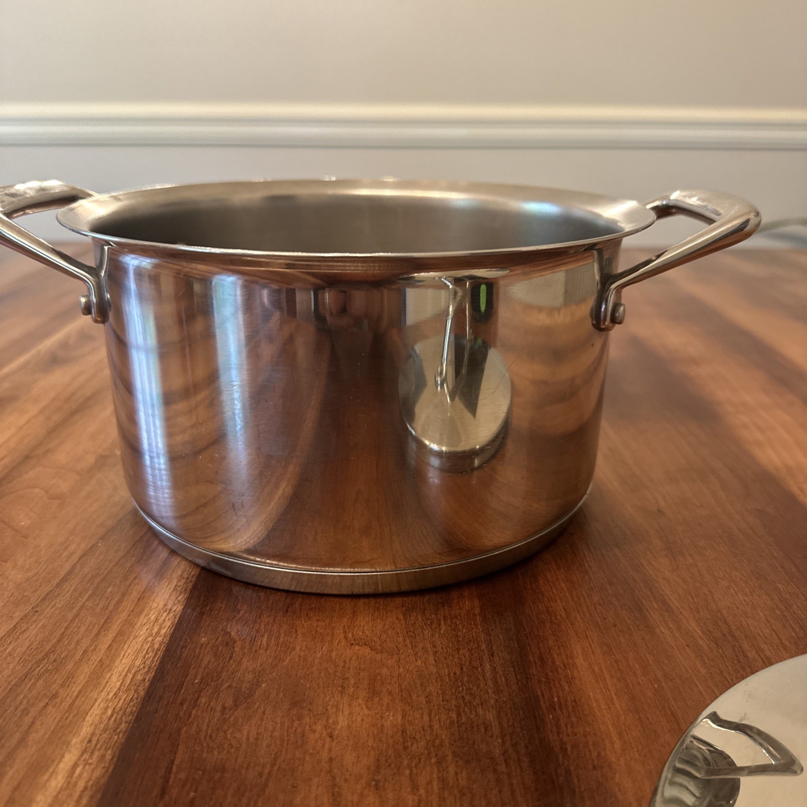 TRAMONTINA 18/10 Stainless Steel STOCK POT w/ Lid 20cm Made In Brazil