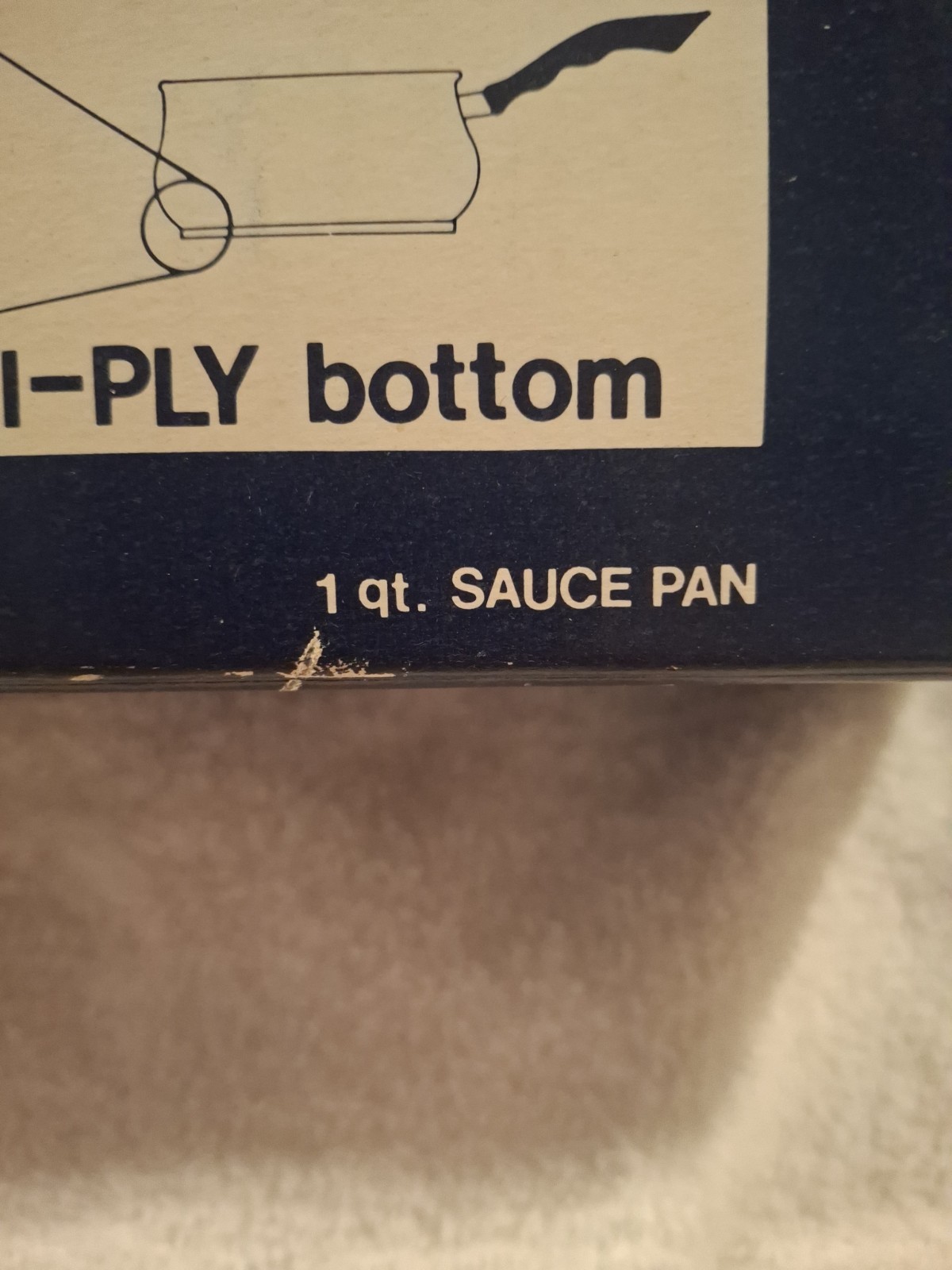 ESTIA GOURMET TRI PLY 18-8 STAINLESS STEEL, 1 QUART SAUCE PAN New Unused