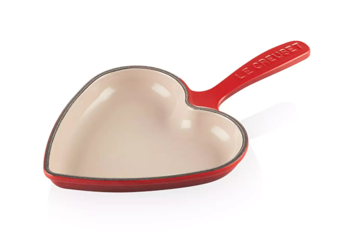 [Le Creuset] Heart Skillet 16cm(6.3in) Cast Iron , 2 Color / EXPRESS