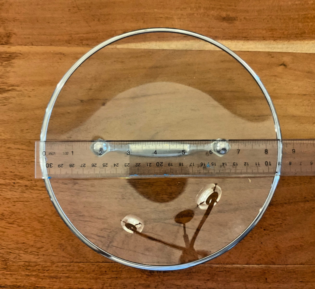 All-Clad Glass 9″ Outside 8.5″ Inside Stainless Rim Rlacement Cover – Lid Only