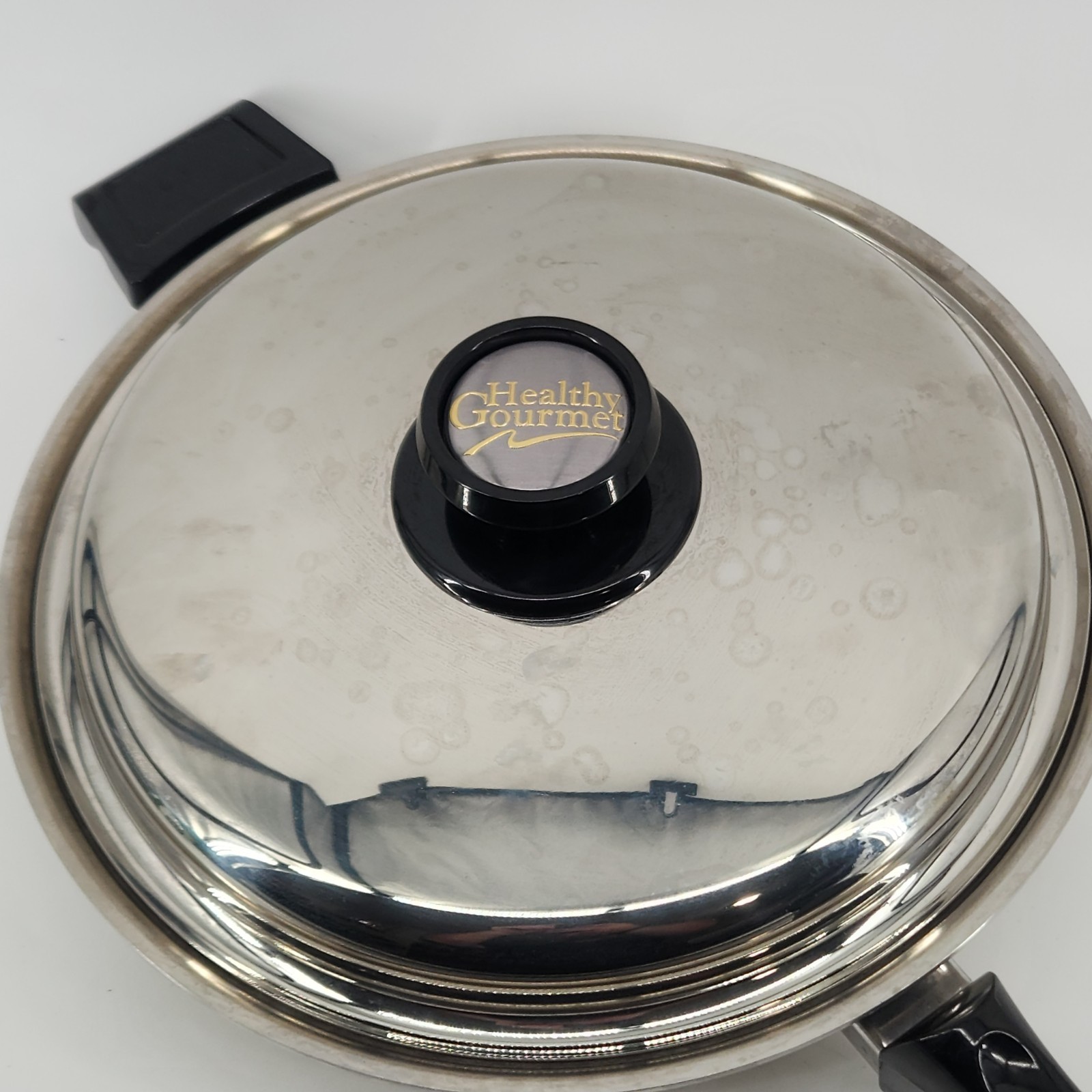 Americraft Healthy Gourmet 11.5″ Stainless Steel Skillet Pan Lid USA