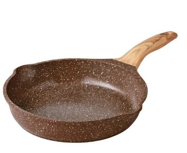 Pioneer Woman ~ BROWN SPECKLE ~ 10″ Frypan ~ Nonstick ~ Cast Aluminum Skillet