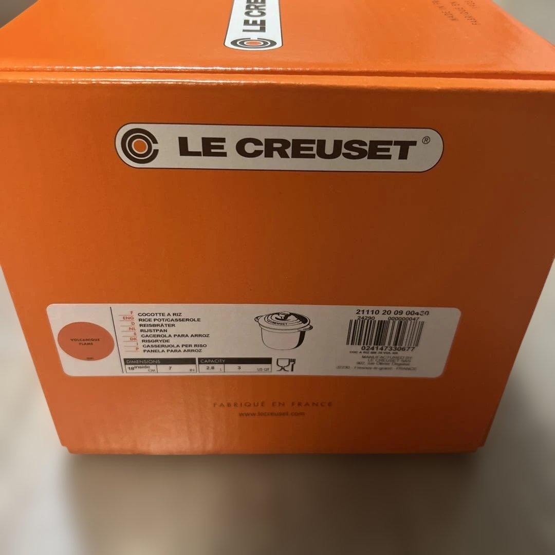 Le Creuset Cocotte Rice Pot Every 20cm3qt Flame Orange Enamel Cast Iron