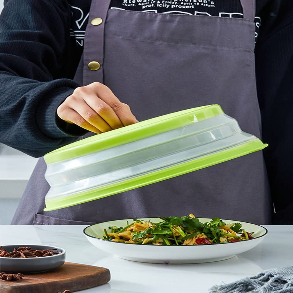 Collapsible Microwave Splatter Cover, 10.5 Inch, Dishwasher-safe, Microwave P…