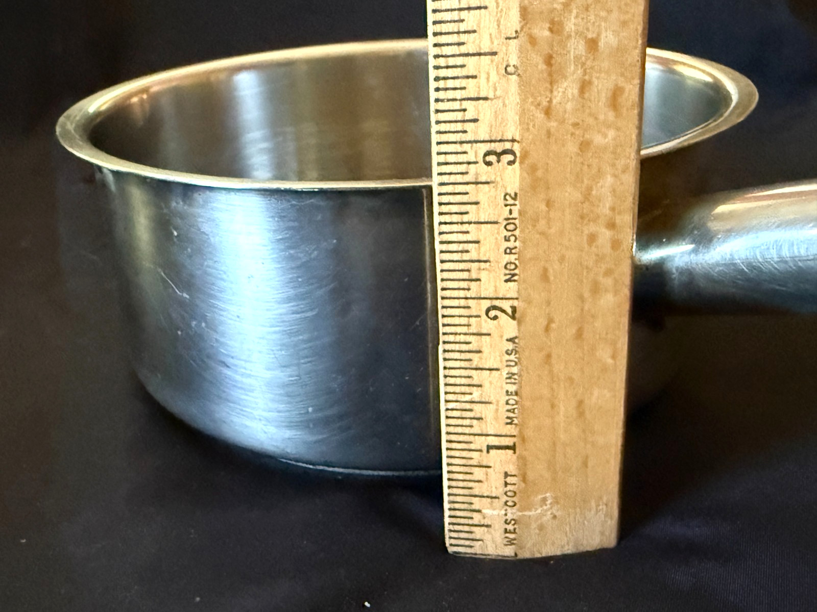 Tools of the Trade Royalty 18/10 Stainless Steel 3.5 Cup 6 in Sauce Pan with Lid