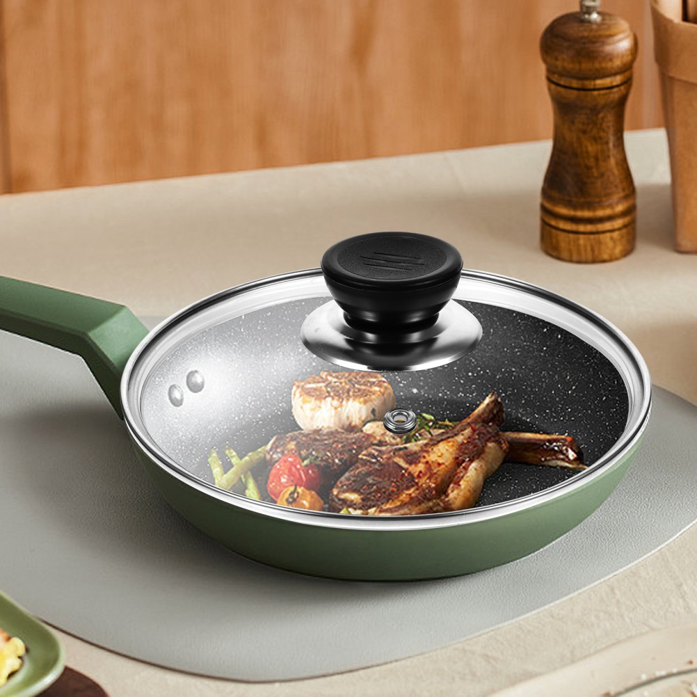 Replacement Lid Cookware Cover Small for Pan Glass Saucepan Anti-scald Pot Cap