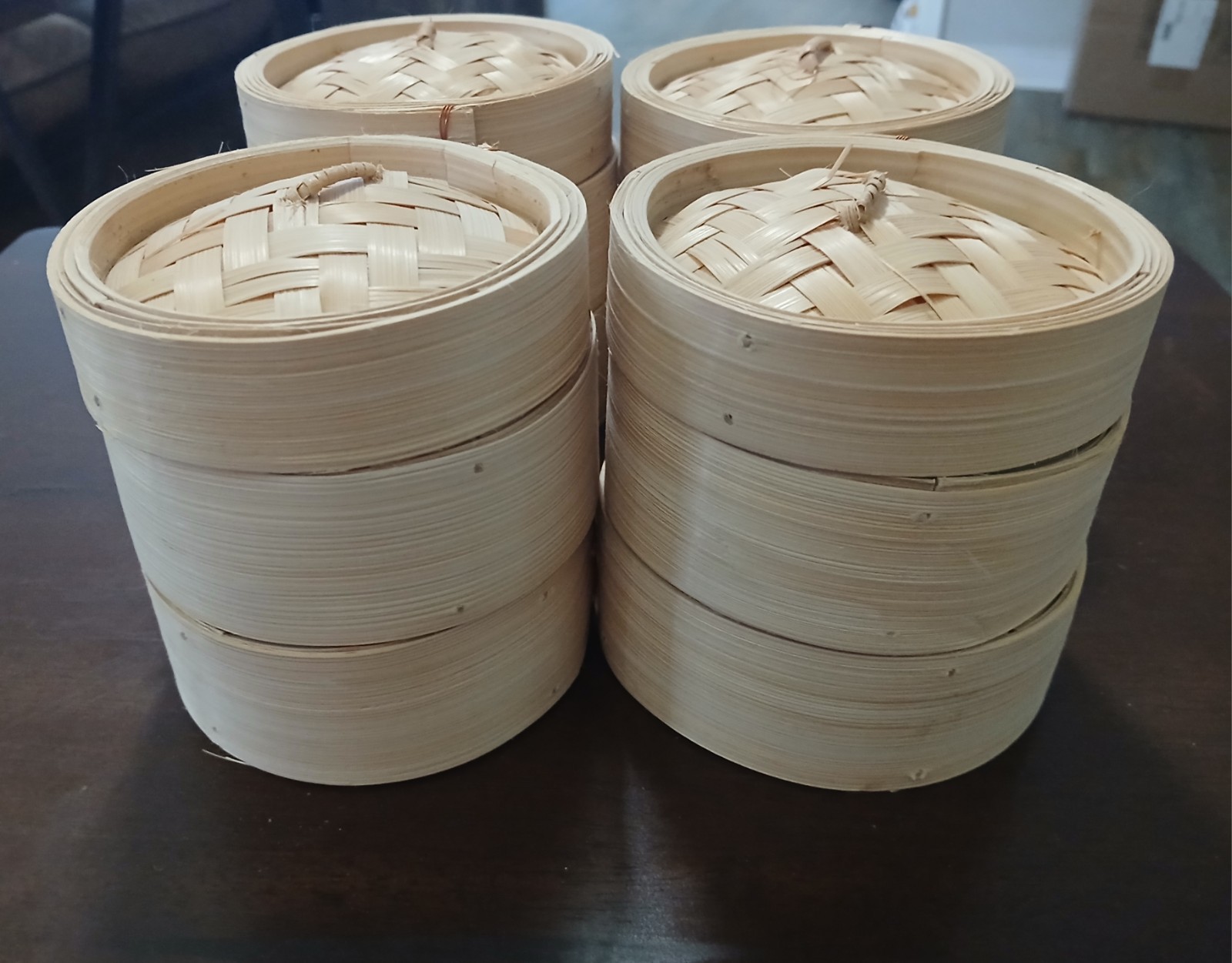 Individual Bamboo Steamer 4 pack
