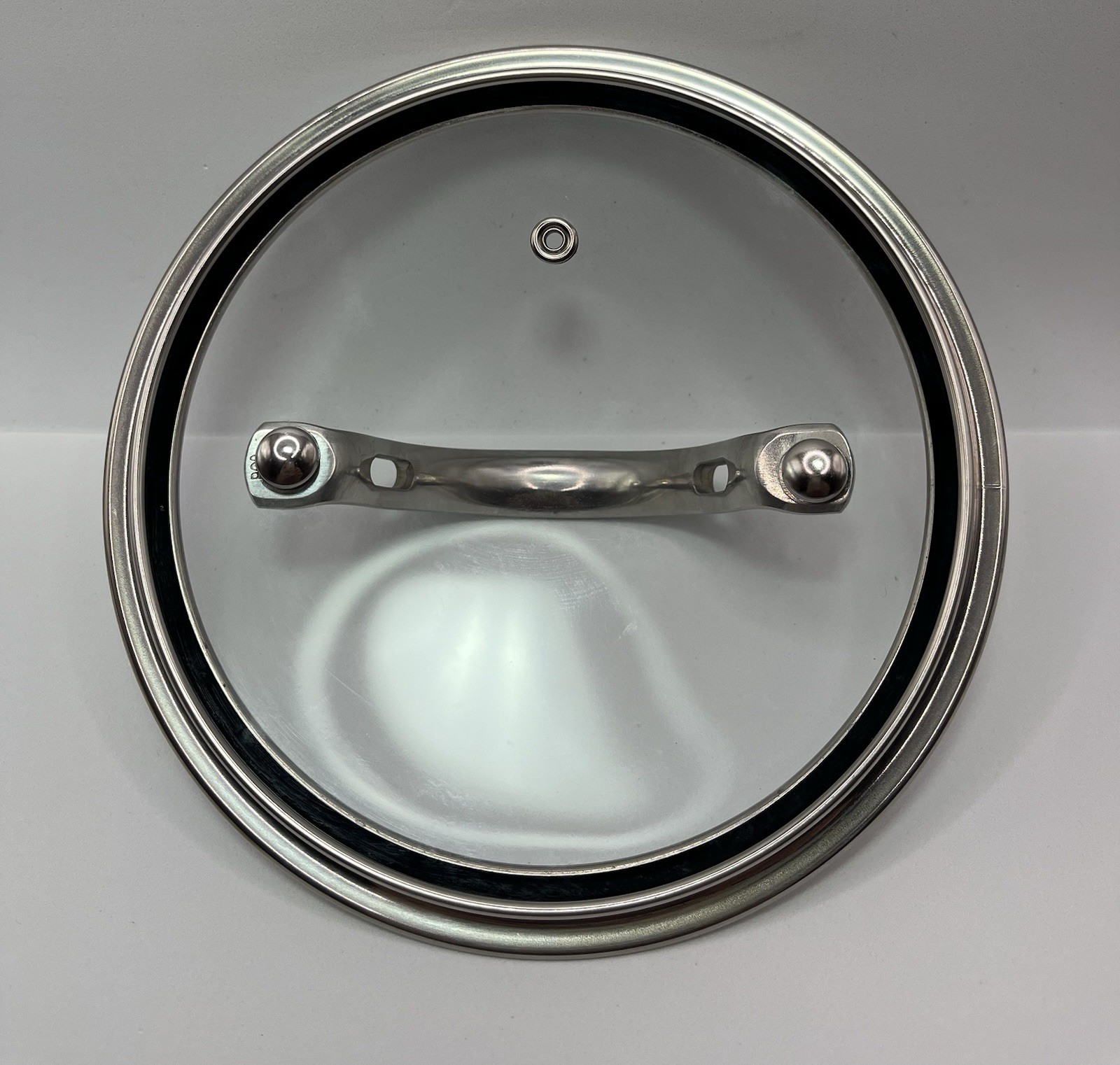 Stainless Steel Glass Lid 6 5/8” Dia For 6” Inside Diameter Pot Pan Vented