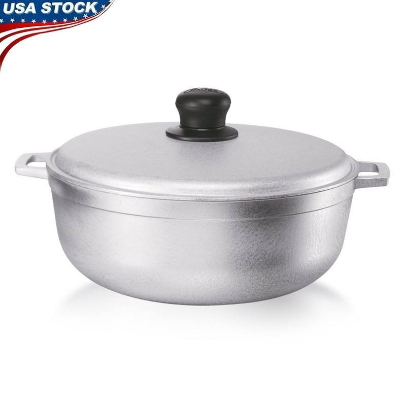 3.7Qt Cast Aluminum Caldero Oven Safe Cooking Essential Kitchen Tool 24cm