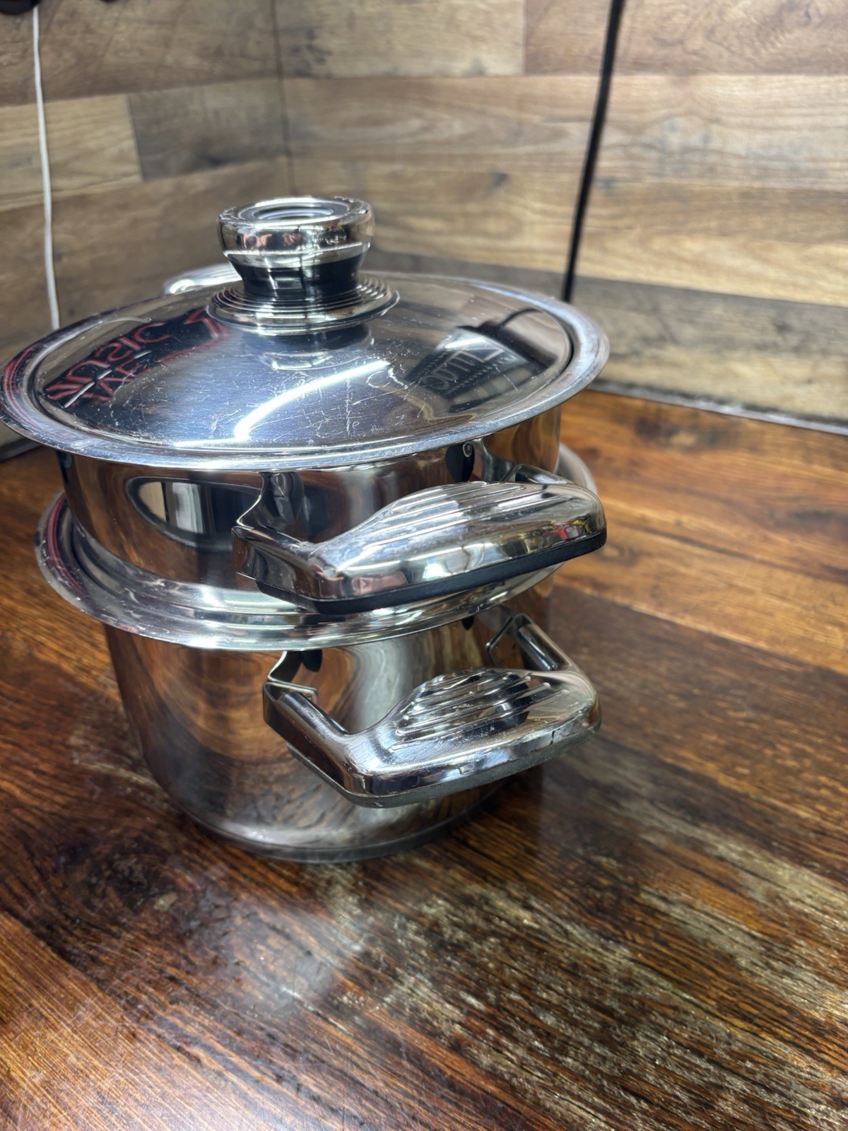Platinum Cookware 24 Elements T304 Stainless Steel 4 Qt Stock POT + Steamer Pan
