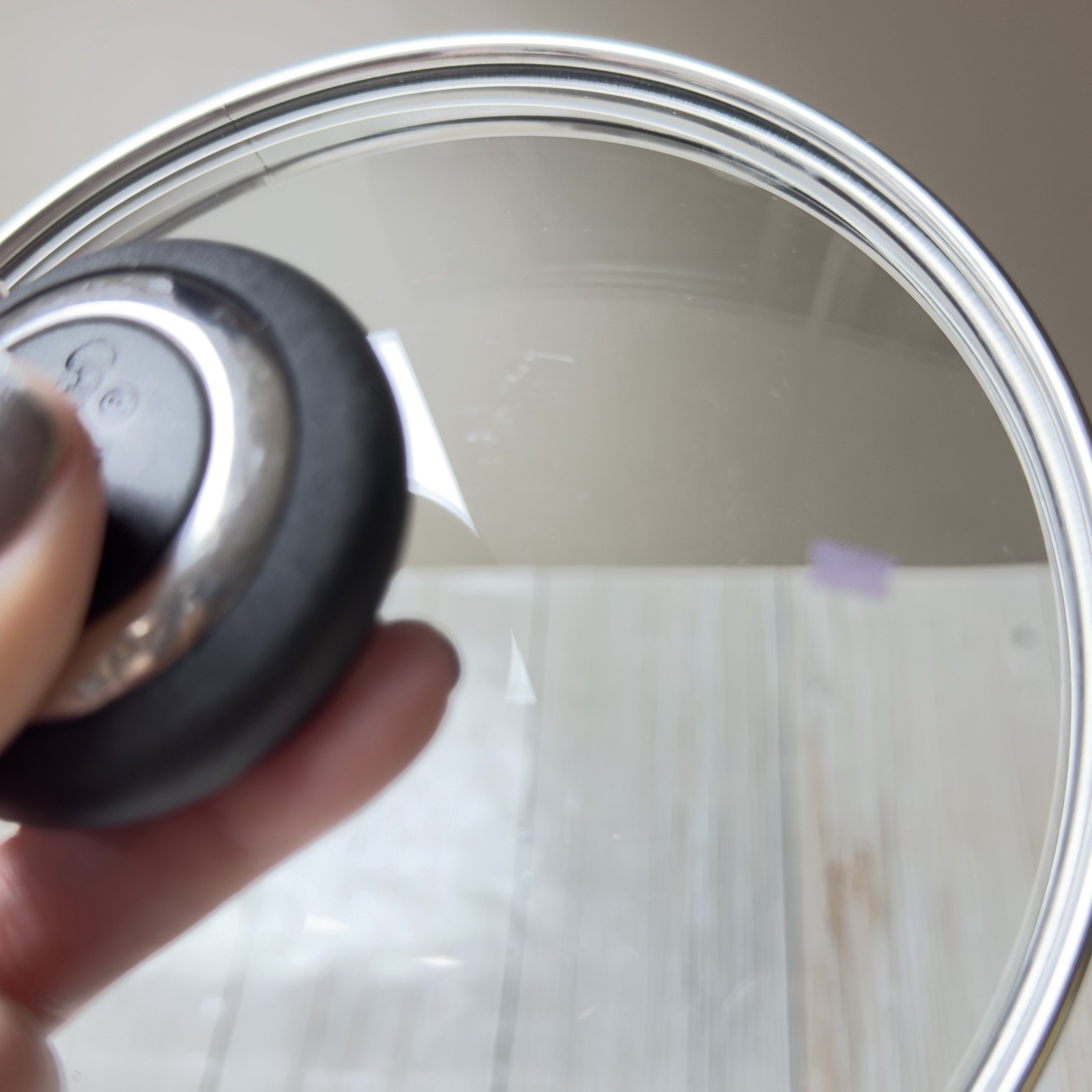 REPLACEMENT Pampered Chef 6 1/4” 2 Qt Glass Saucepan Pot Lid Only