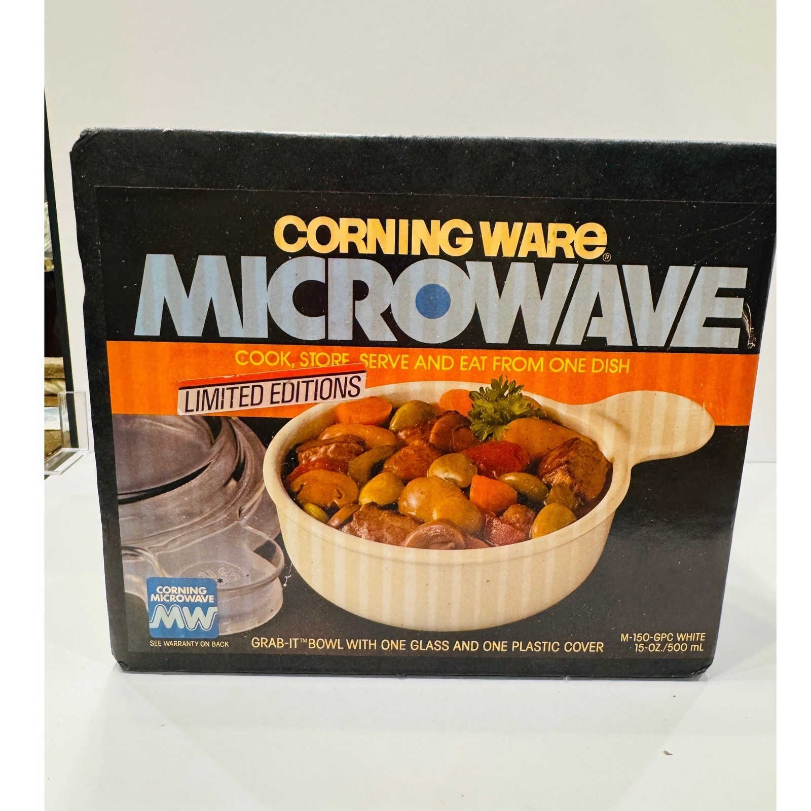 Vintage Corning Ware Grab-It Bowl M-150-GPC White NEW SEALED IN BOX NOS Rare