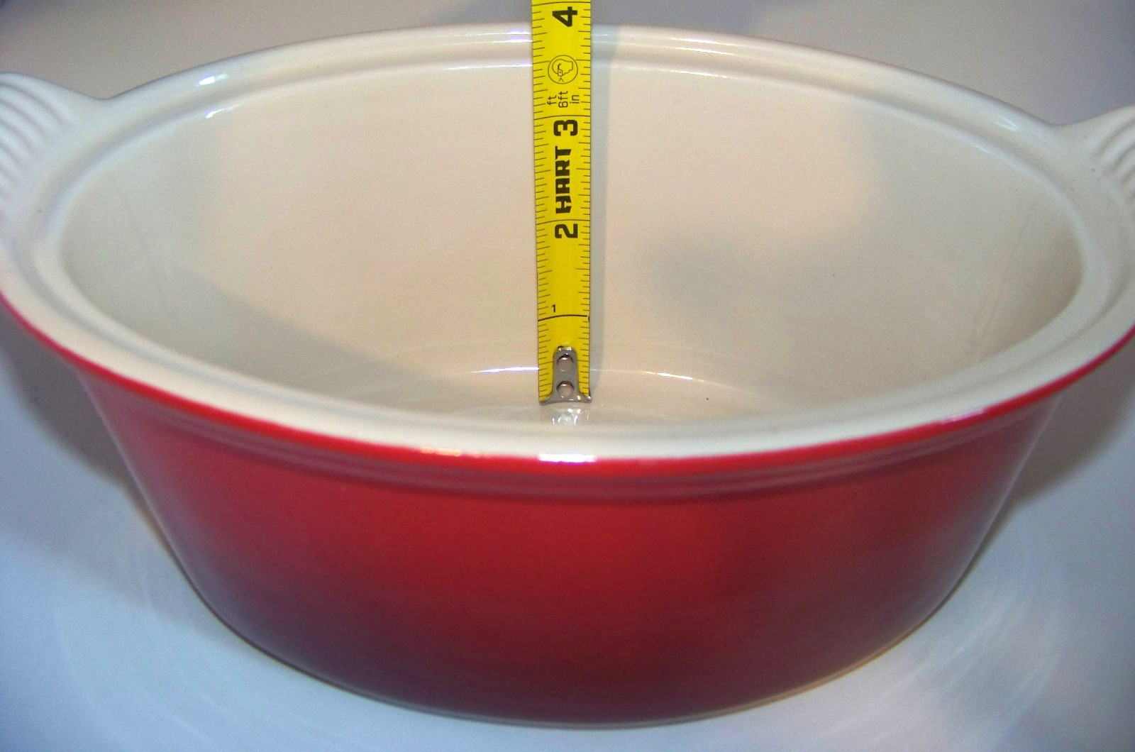 Le Creuset Stoneware Terrine Dish With Lid Red Cerise (20cm) NEW
