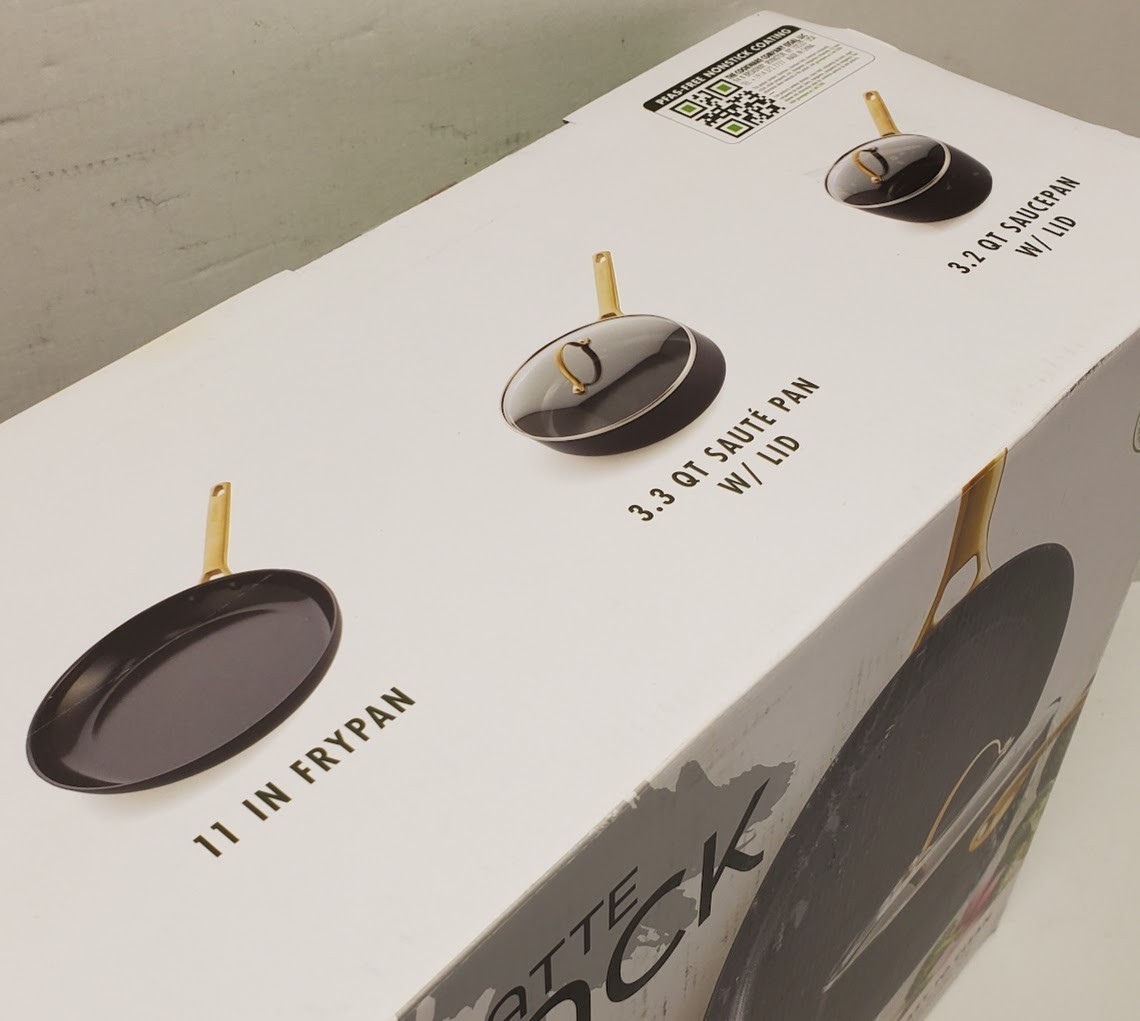 Nice In Box GreenPan Reserve Ceramic 5-piece Cookware Set
