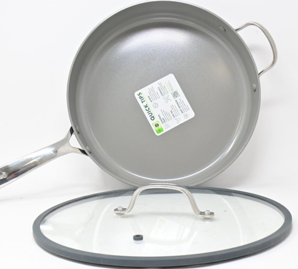 GreenPan Eras Ceramic Non-Stick 11-piece Cookware Set in Blue