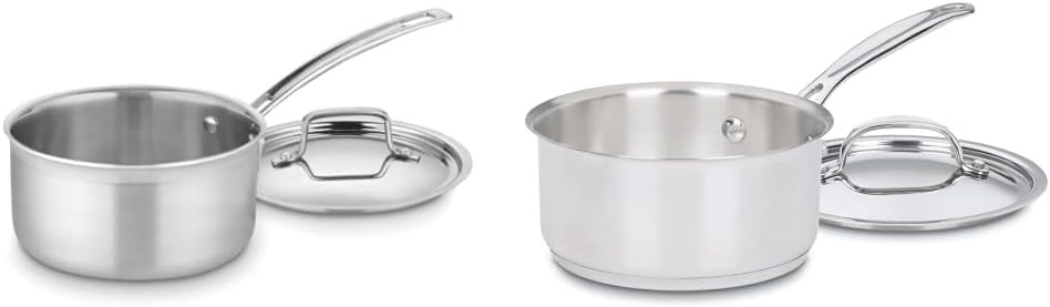 MCP19-18N Multiclad Pro Triple Ply 2-Quart Skillet, Saucepan w/Cover & 719-14