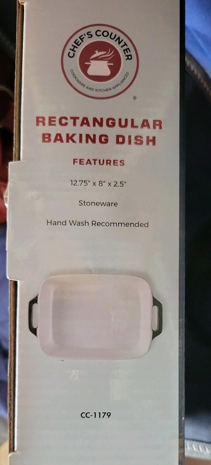 Brand New & Sealed – Chefs Counter Rectangular Baking Dish!