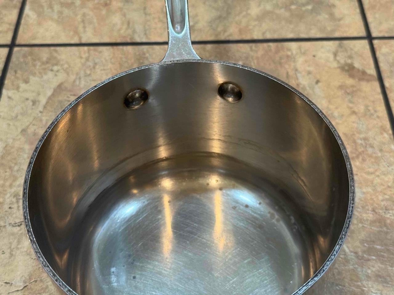 All Clad 2 Qt Quart Saucepan Pot Stainless Steel Usa 6” X 4.5” Tall With Lid